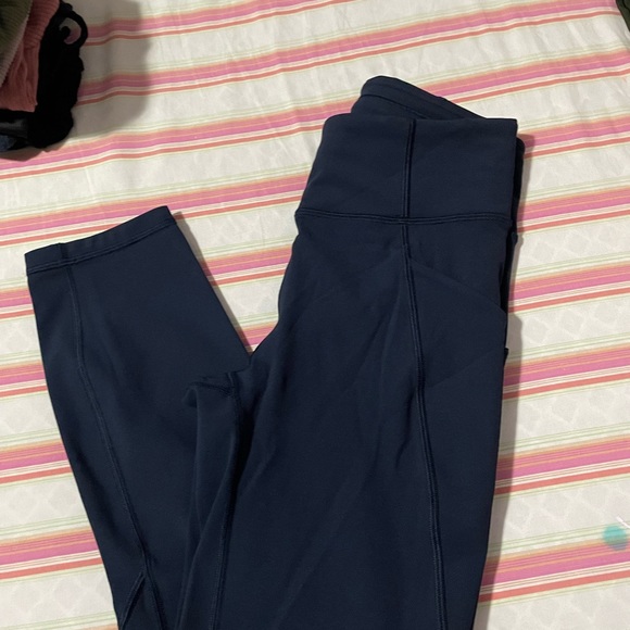 Lululemon luxtreme leggings, 22-23” in navy, size 4. - Picture 7 of 7